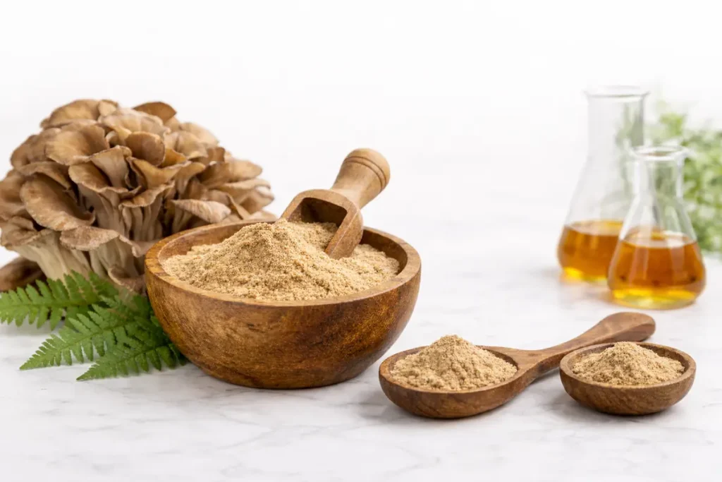 bulk organic mushroom extract powders for daily vegan wellness supplements 