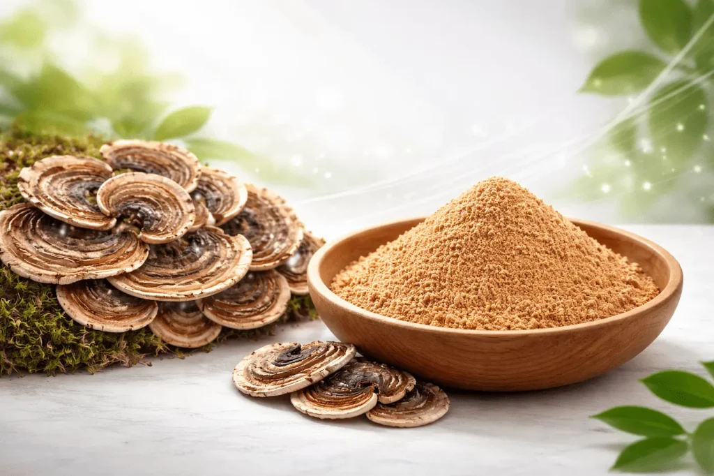 Trametes Versicolor Extract (Turkey Tail Mushroom Extract) | Bulk Food Grade
