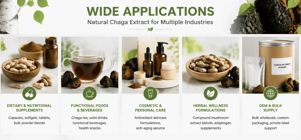 chaga mushroom extract nihao