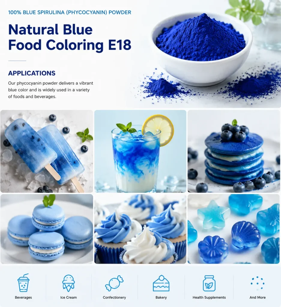 blue spirulina phycocyanin powder