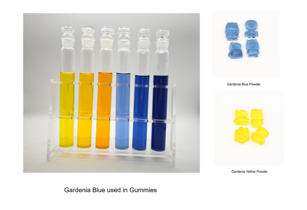 gardenia blue in gummies