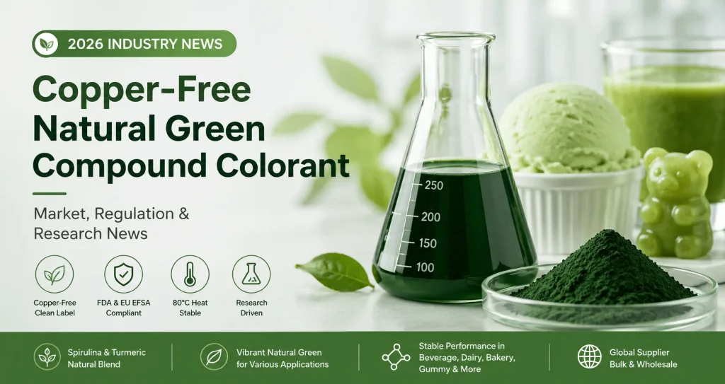 copper free natural green compound colorant