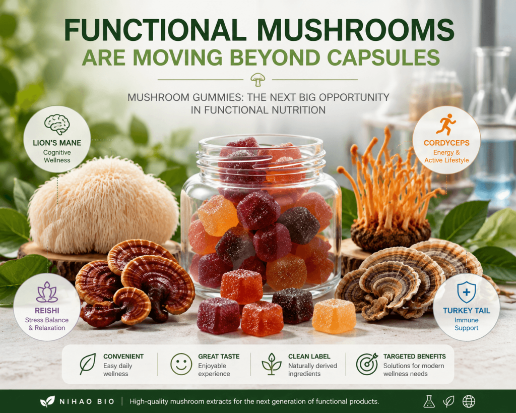 functional mushroom gummy
